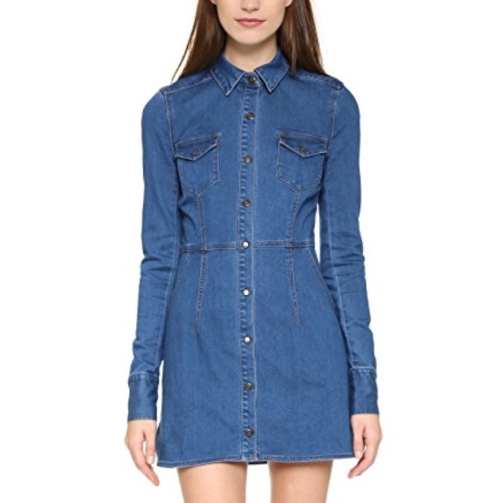 Free People Denim Dress XS